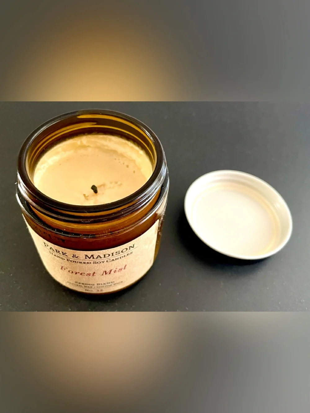 Park & Madison 4 Soy Candle Bundle Cedarwood Violet Forest Mist Peony Grass 4 oz